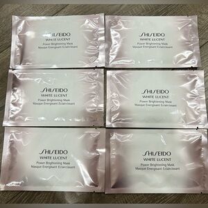 6 count Shiseido White Lucent Brightening Mask